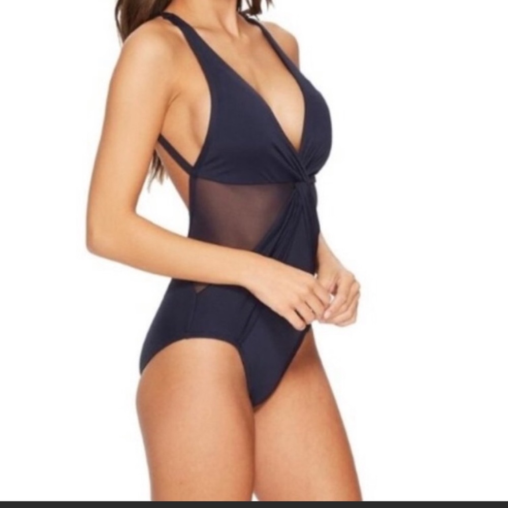 Michael Kors one piece navy swimsuit- resort 2019